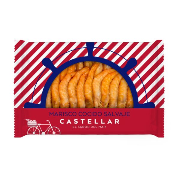 Gamba cocida 700g