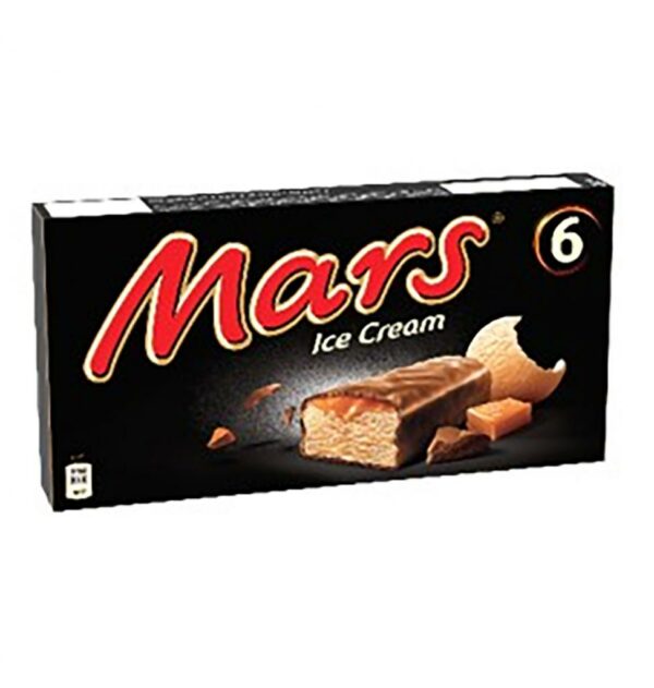 Helado Mars Bar Pack - 6 uds